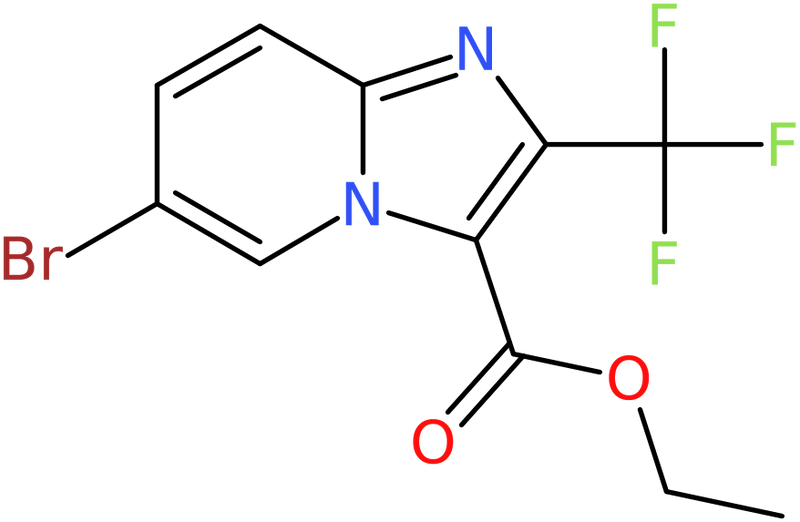 CAS: 1427460-68-1 | Ethyl 6-bromo-2-(trifluoromethyl)imidazo[1,2-a]pyridine-3-carboxylate, NX23993