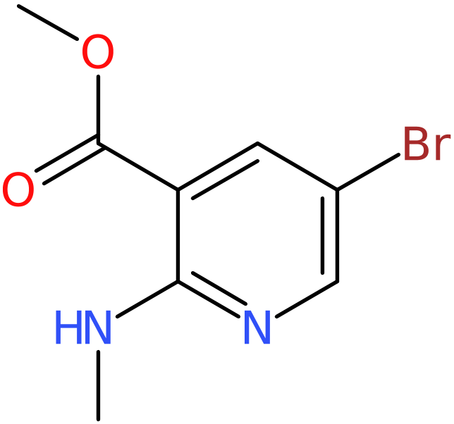 CAS: 1220419-53-3 | Methyl 5-bromo-2-(methylamino)nicotinate, NX17959