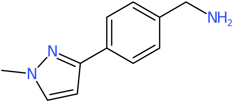 CAS: 915707-40-3 | [4-(1-Methyl-1H-pyrazol-3-yl)phenyl]methylamine, >97%, NX68680