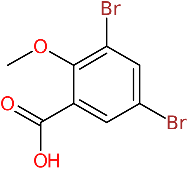 CAS: 13130-23-9 | 3,5-Dibromo-2-methoxybenzoic acid, >98%, NX20753