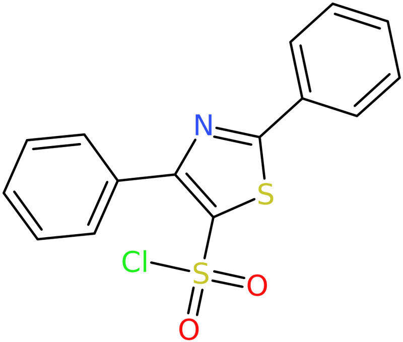 CAS: 868755-57-1 | 2,4-Diphenyl-1,3-thiazole-5-sulphonyl chloride, >97%, NX65007