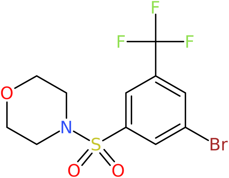 CAS: 951884-77-8 | 4-{[3-Bromo-5-(trifluoromethyl)phenyl]sulphonyl}morpholine, NX70679