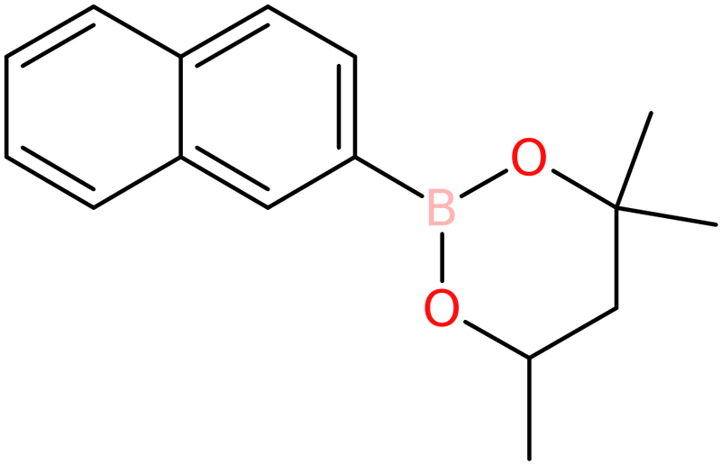 CAS: 1260068-92-5 | 4,4,6-Trimethyl-2-(naphthalen-2-yl)-1,3,2-dioxaborinane, NX19350