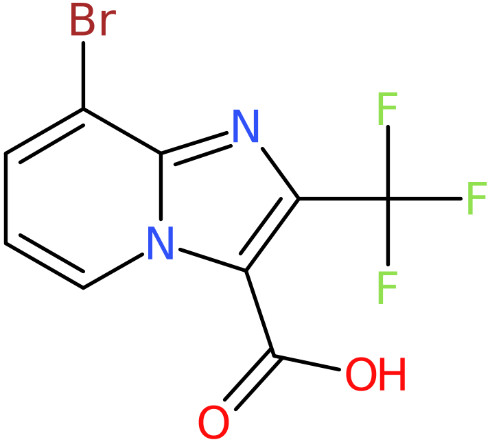 CAS: 1038389-93-3 | 8-Bromo-2-(trifluoromethyl)imidazo[1,2-a]pyridine-3-carboxylic acid, NX12069