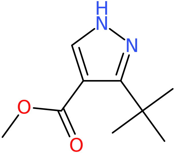 CAS: 1017782-45-4 | Methyl 3-(tert-butyl)-1H-pyrazole-4-carboxylate, NX11249