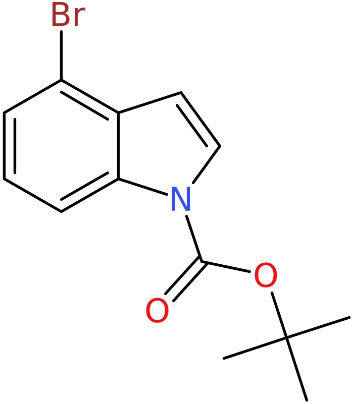 CAS: 676448-17-2 | 4-Bromo-1H-indole, N-BOC protected, >95%, NX57852