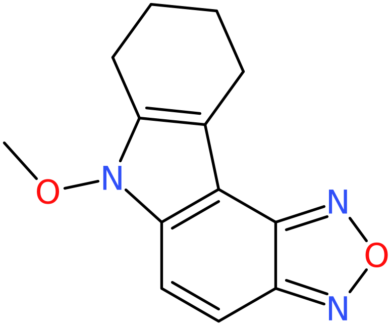 CAS: 255865-29-3 | 6-Methoxy-7,8,9,10-tetrahydro-6H-1,2 5-oxadiazolo[3 4-c]carbazole, NX37974