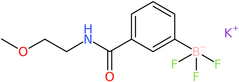 Potassium [3-(2-methoxyethylamine-1-carbonyl)phenyl]trifluoroborate, NX74426