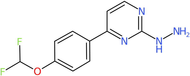 CAS: 932240-78-3 | 4-[4-(Difluoromethoxy)phenyl]-2-hydrazinylpyrimidine, NX69488