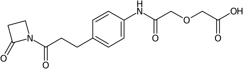 CAS: 1024602-85-4 | ({4-[3-Oxo-3-(2-oxo-azetidin-1-yl)-propyl]-phenylcarbamoyl}-methoxy)-acetic acid, NX11571