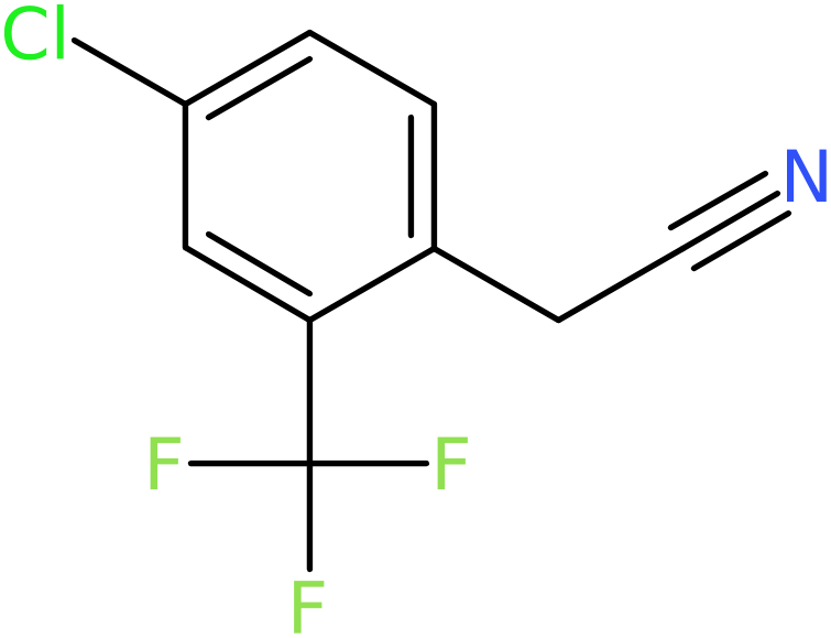 CAS: 85386-80-7 | 4-Chloro-2-(trifluoromethyl)phenylacetonitrile, >98%, NX64227