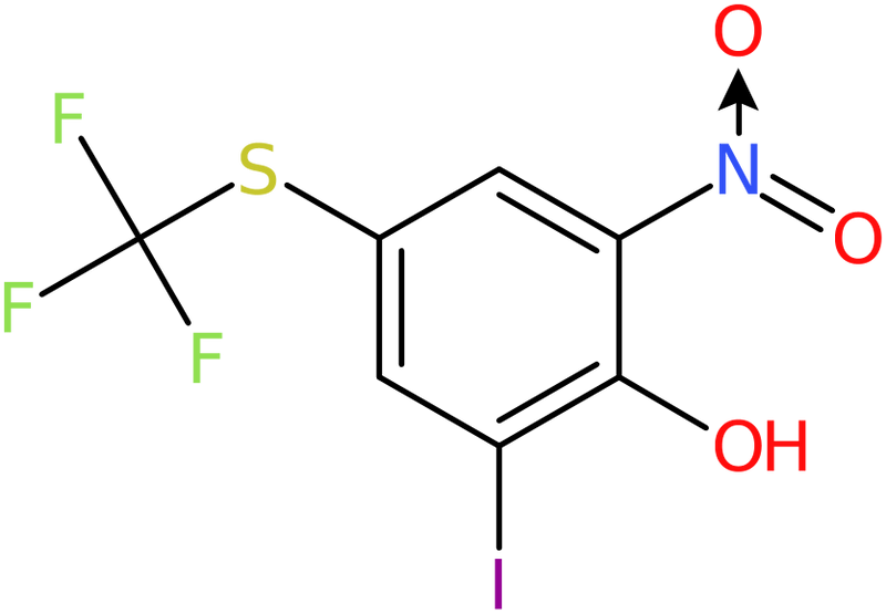 CAS: 1440535-09-0 | 2-Iodo-6-nitro-4-[(trifluoromethyl)thio]phenol, >95%, NX24415