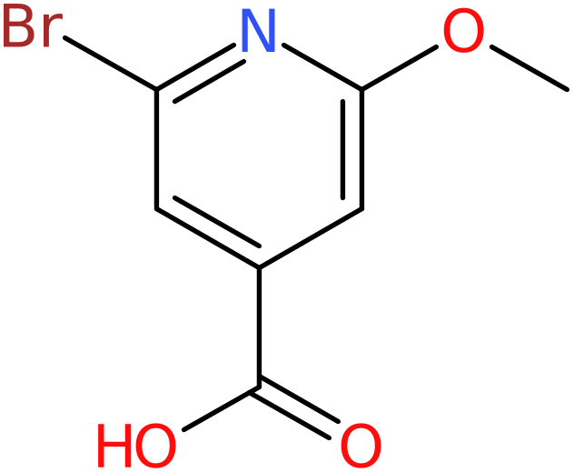 CAS: 853029-93-3 | 2-Bromo-6-methoxyisonicotinic acid, >97%, NX64195