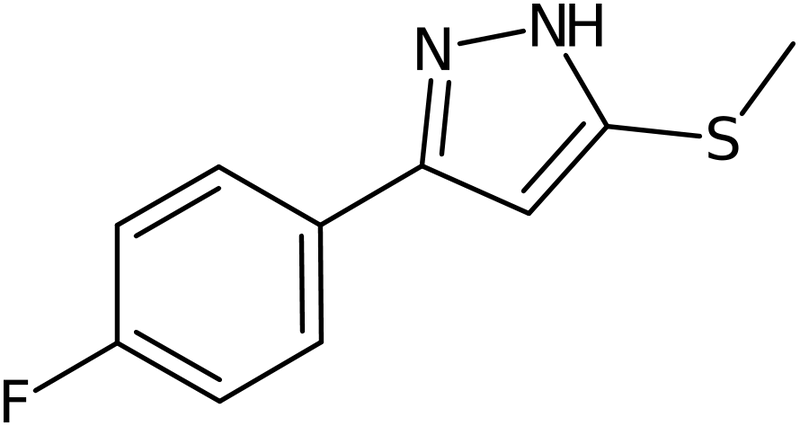 CAS: 175137-20-9 | 3-(4-Fluorophenyl)-5-(methylthio)-1H-pyrazole, >97%, NX29158