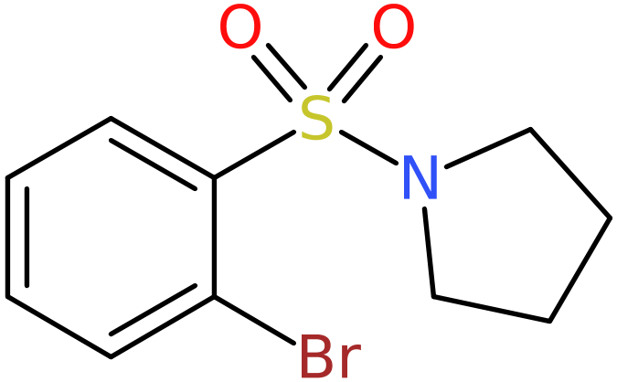 CAS: 929000-58-8 | 1-[(2-Bromophenyl)sulphonyl]pyrrolidine, >98%, NX69320