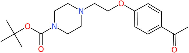 CAS: 1227954-75-7 | 4-[2-(4-tert-Butoxycarbonylpiperazin-1-yl)ethoxy]acetophenone, NX18269