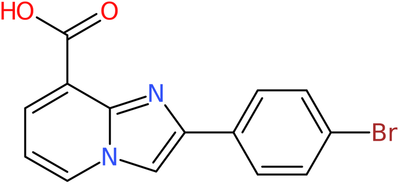 CAS: 133427-42-6 | 2-(4-Bromophenyl)imidazo[1,2-a]pyridine-8-carboxylic acid, NX21331