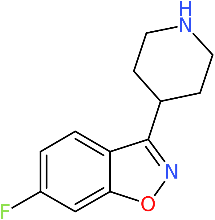 CAS: 84163-77-9 | 6-Fluoro-3-(piperidin-4-yl)-1,2-benzisoxazole, >97%, NX63330