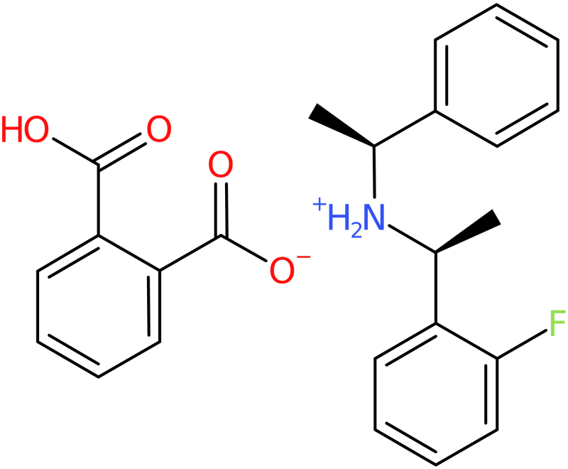 CAS: 1428344-88-0 | (1S)-1-(2-Fluorophenyl)-N-[(1S)-1-phenylethyl]ethanaminium 2-carboxybenzoate, NX24048