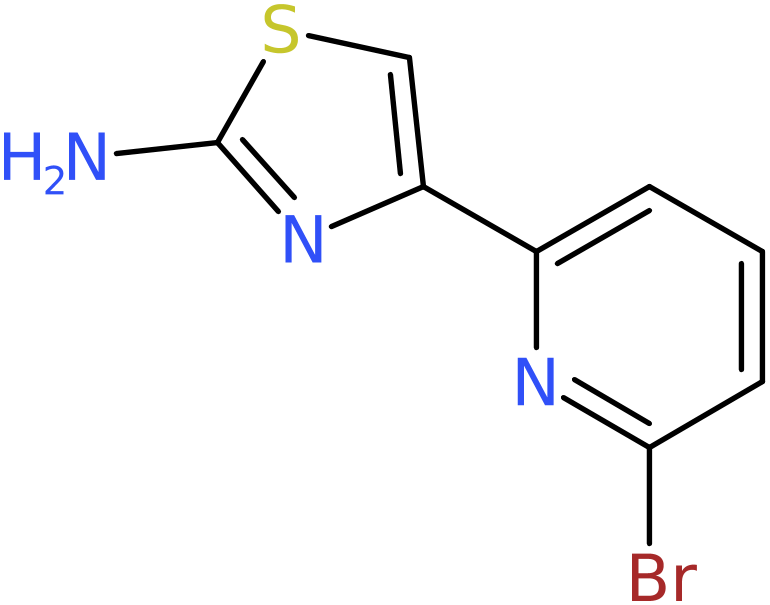 CAS: 937602-13-6 | 2-Amino-4-(6-bromopyridin-2-yl)-1,3-thiazole, >95%, NX69818