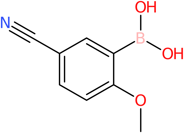 CAS: 612833-37-1 | 5-Cyano-2-methoxyphenylboronic acid, >95%, NX55031